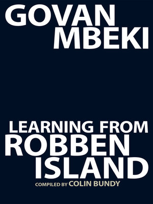 cover image of Learning from Robben Island